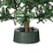 Gardenised Green Plastic Christmas Tree Stand With Screw Fastener QI003953 - alternate 2